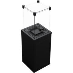 Kratki PATIO/MINI/M/G31/37MBAR/CZ/P стекло, черное тиснение с ручным управлением