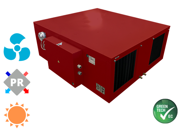 MIRAVENT PR 750 W (с водяным калорифером)