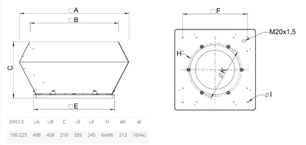 Systemair DVCI 190E-S EC