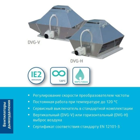 Systemair DVG-V 450D4/F400 IE3