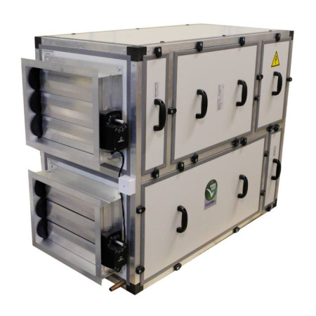 MIRAVENT ПВВУ BRAVO EC – 1350 W (с водяным калорифером)