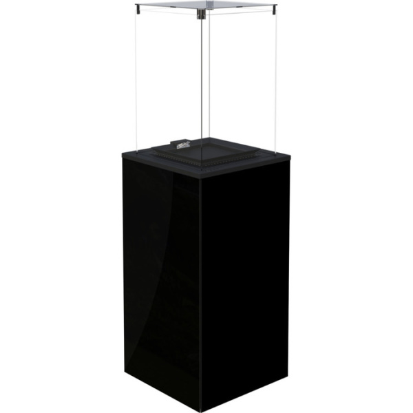 Kratki PATIO MINI/M/G31/37MBAR/CZ - черное стекло, с ручным управлением